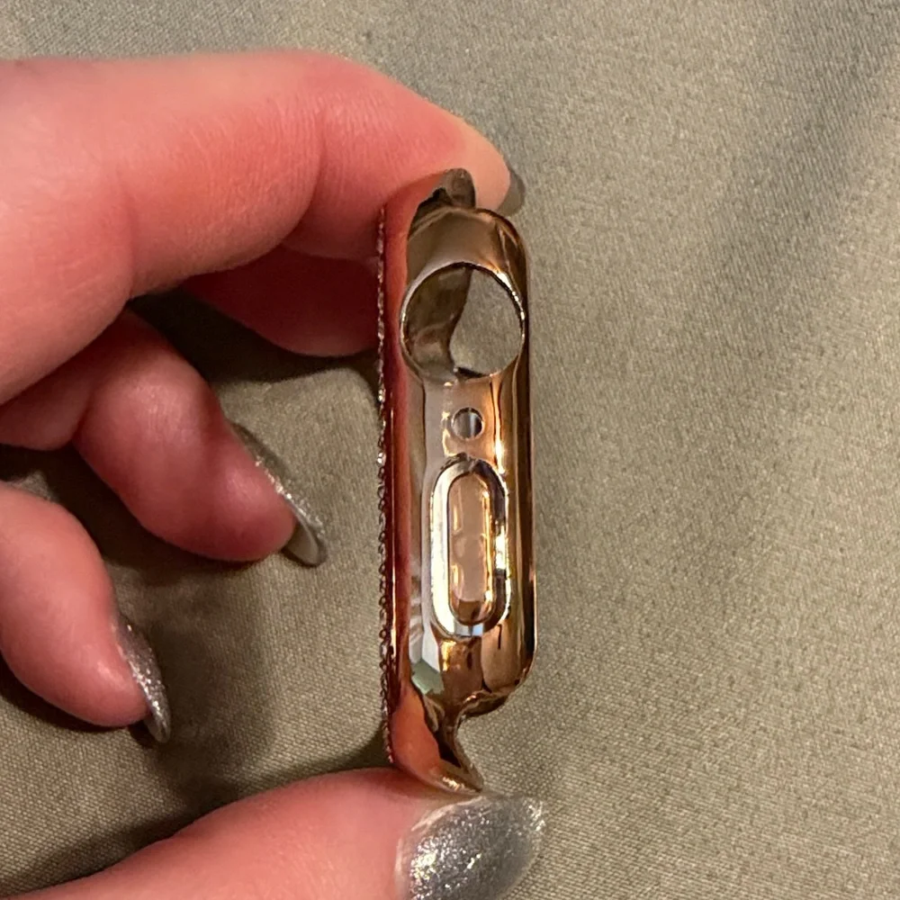 Brown Rhinestone Phone Case